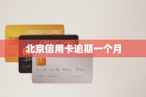 北京信用卡逾期一个月