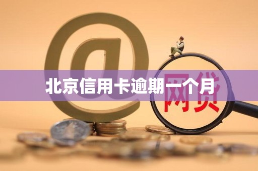 北京信用卡逾期一个月