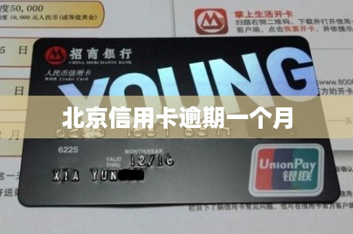 北京信用卡逾期一个月