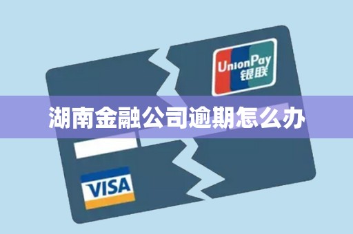 湖南金融公司逾期怎么办