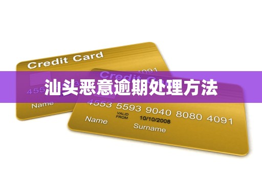 汕头恶意逾期处理方法