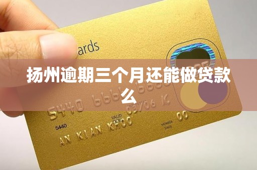 扬州逾期三个月还能做贷款么 扬州逾期三个月还能做贷款么