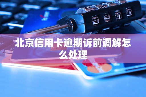 北京信用卡逾期诉前调解怎么处理