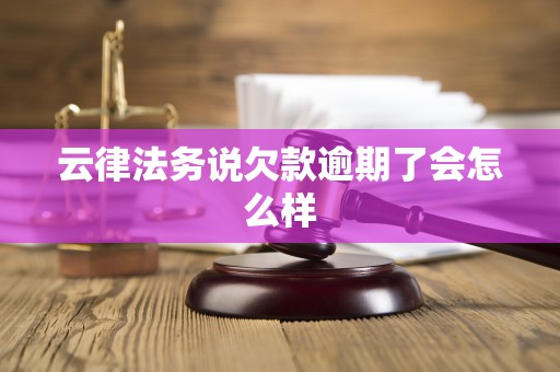 云律法务说欠款逾期了会怎么样