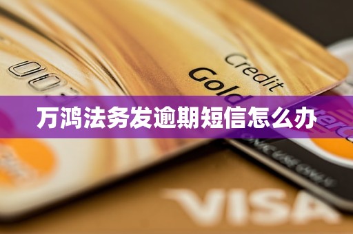 万鸿法务发逾期短信怎么办