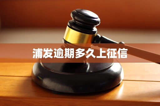 浦发逾期多久上征信 浦发逾期多久上征信