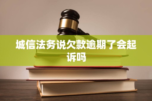 城信法务说欠款逾期了会起诉吗