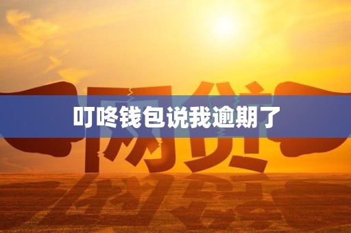 叮咚钱包说我逾期了