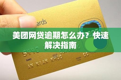 美团网贷逾期怎么办？快速解决指南