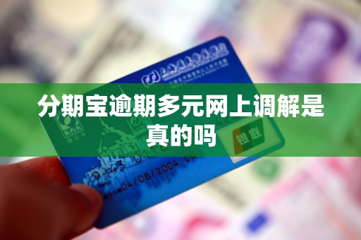 分期宝逾期多元网上调解是真的吗