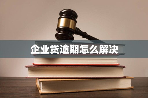 企业贷逾期怎么解决