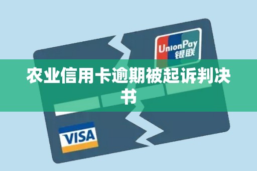 农业信用卡逾期被起诉判决书