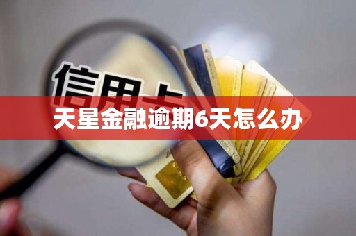 天星金融逾期6天怎么办 天星金融逾期6天怎么办