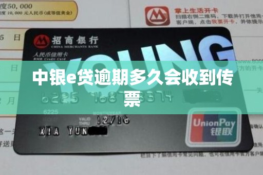 中银e贷逾期多久会收到传票