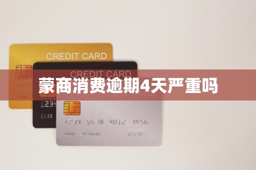 蒙商消费逾期4天严重吗