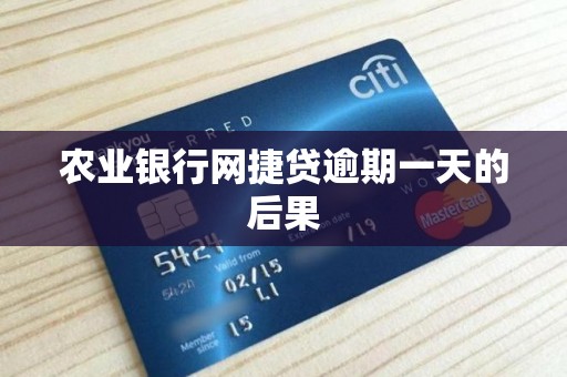 农业银行网捷贷逾期一天的后果