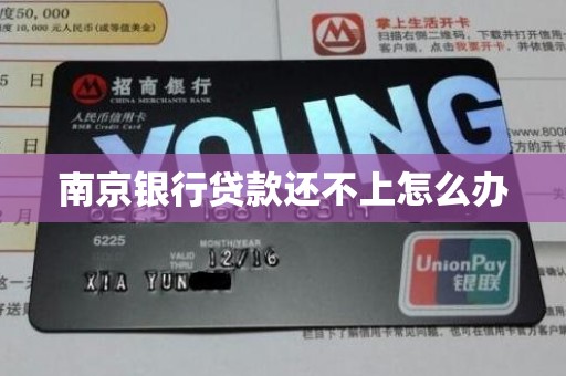 南京银行贷款还不上怎么办