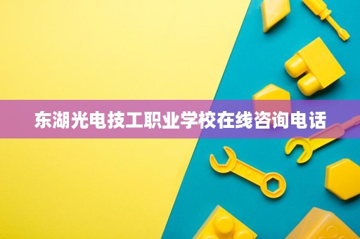 东湖光电技工职业学校在线咨询电话