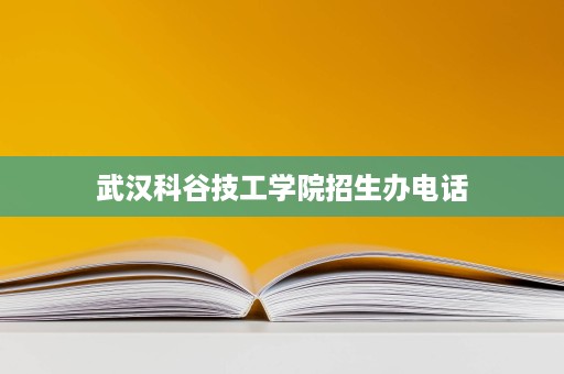 武汉科谷技工学院招生办电话