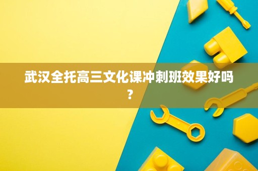 武汉全托高三文化课冲刺班效果好吗? 武汉全托高三文化课冲刺班效果好吗?