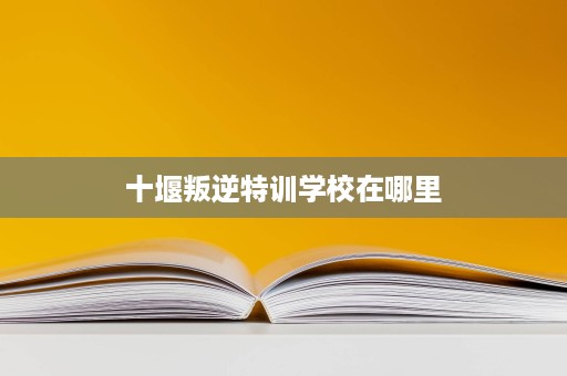 十堰叛逆特训学校在哪里 十堰叛逆特训学校在哪里