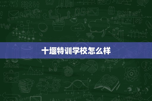 十堰特训学校怎么样 十堰特训学校怎么样