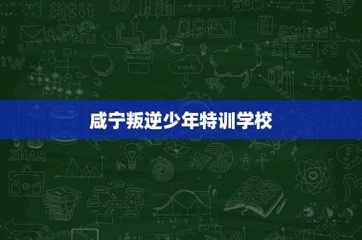 咸宁叛逆少年特训学校 咸宁叛逆少年特训学校