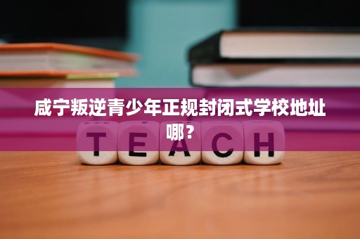 咸宁叛逆青少年正规封闭式学校地址哪? 咸宁叛逆青少年正规封闭式学校地址哪?