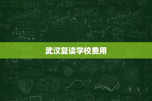 武汉复读学校费用