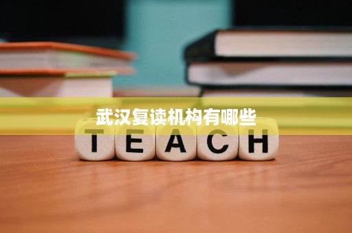武汉复读机构有哪些
