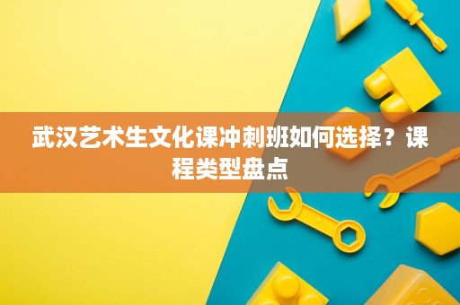 武汉艺术生文化课冲刺班如何选择?课程类型盘点 武汉艺术生文化课冲刺班如何选择?课程类型盘点