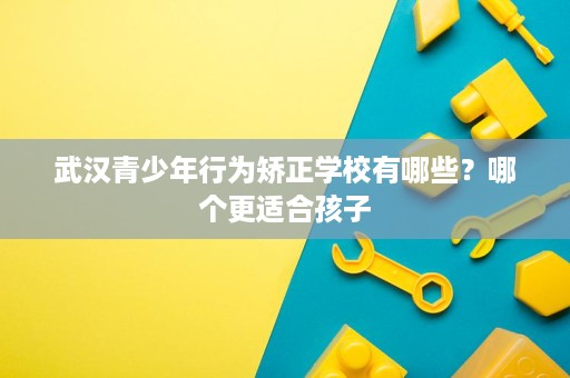 武汉青少年行为矫正学校有哪些?哪个更适合孩子 武汉青少年行为矫正学校有哪些?哪个更适合孩子
