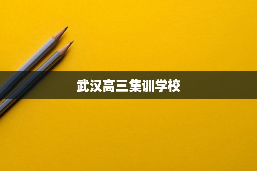 武汉高三集训学校