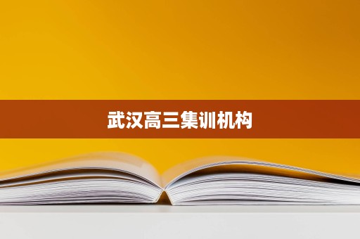 武汉高三集训机构