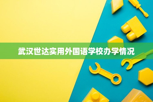 武汉世达实用外国语学校办学情况 武汉世达实用外国语学校办学情况