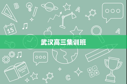 武汉高三集训班 武汉高三集训班