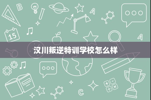 汉川叛逆特训学校怎么样 汉川叛逆特训学校怎么样