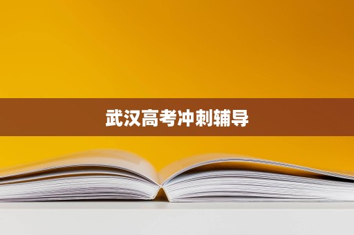 武汉高考冲刺辅导 武汉高考冲刺辅导
