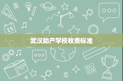 武汉助产学校收费标准