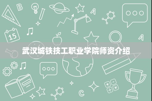 武汉城铁技工职业学院师资介绍