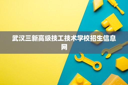 武汉三新高级技工技术学校招生信息网