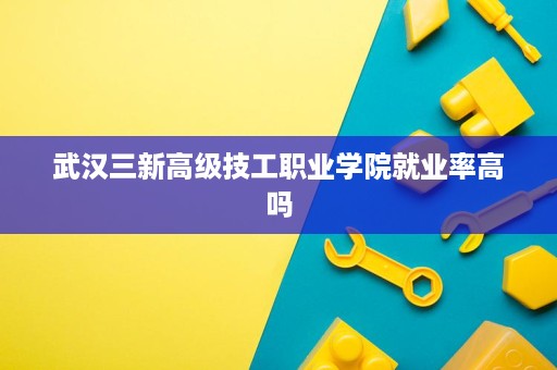 武汉三新高级技工职业学院就业率高吗