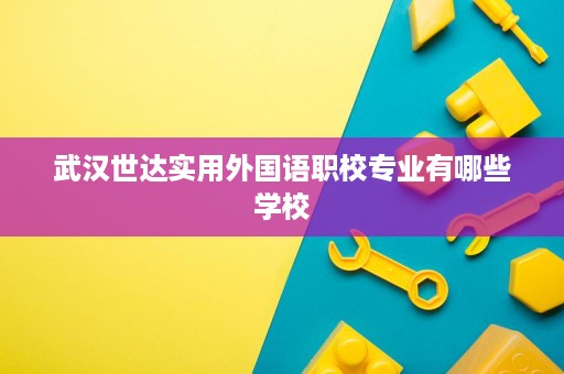 武汉世达实用外国语职校专业有哪些学校