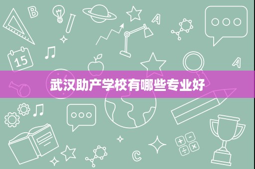 武汉助产学校有哪些专业好