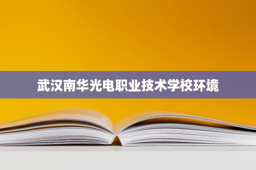 武汉南华光电职业技术学校环境