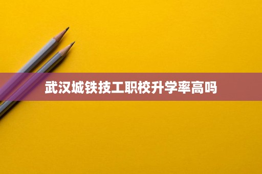 武汉城铁技工职校升学率高吗