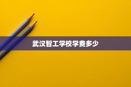 武汉智工学校学费多少