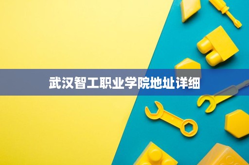 武汉智工职业学院地址详细