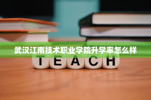 武汉江南技术职业学院升学率怎么样
