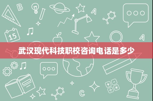 武汉现代科技职校咨询电话是多少